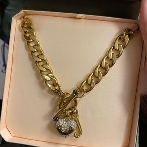 NWT Juicy Couture Gold Plated Chain Necklace